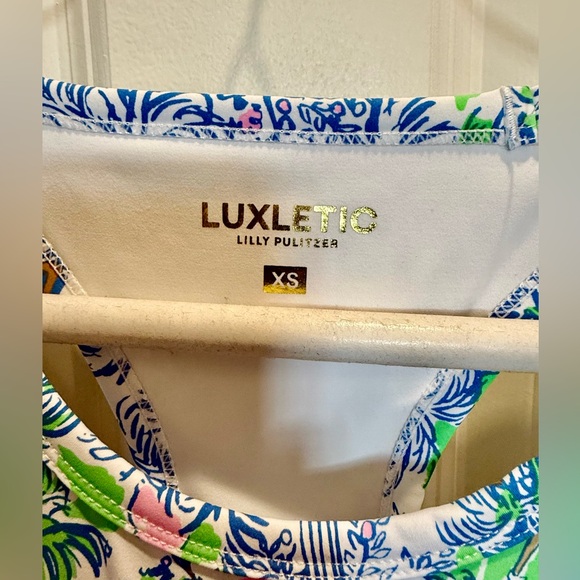 Lilly Pulitzer Luxletic punta Cana active dress, UPF50, XS.  Like new, Worn 1x. - Picture 3 of 4